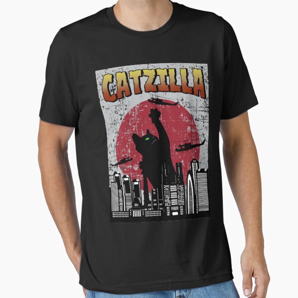 Vista previa del artículo con la obra «Catzilla», diseñado y vendido por TheFlying6.