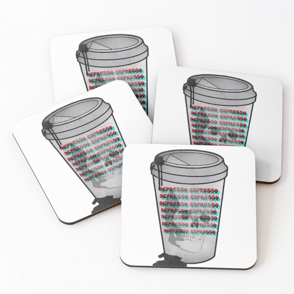 Item preview, Depresso Espresso Skull Coffee Travel Cup designed and sold by CryptQueen.