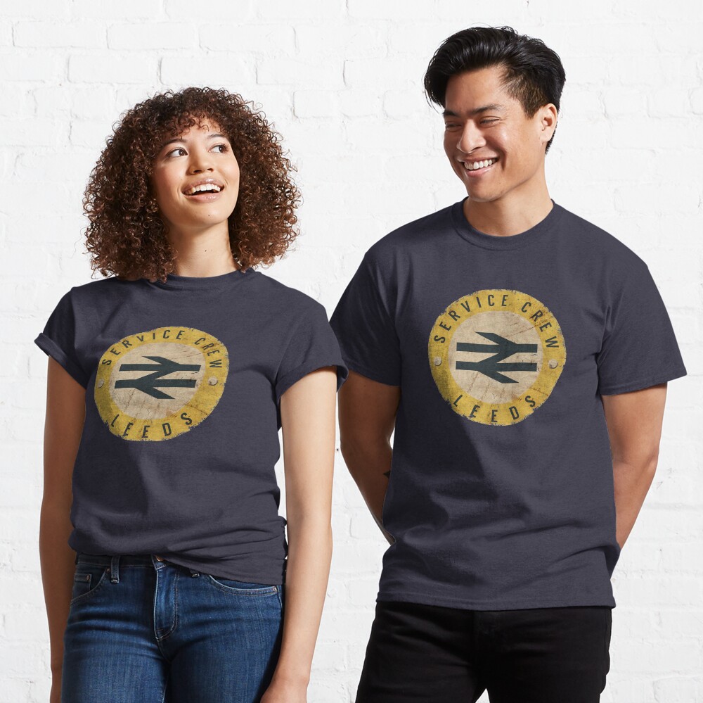 leeds united service crew t shirts