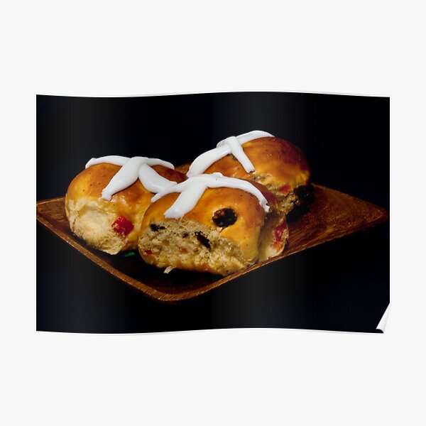 Hot Cross Buns Posters Redbubble