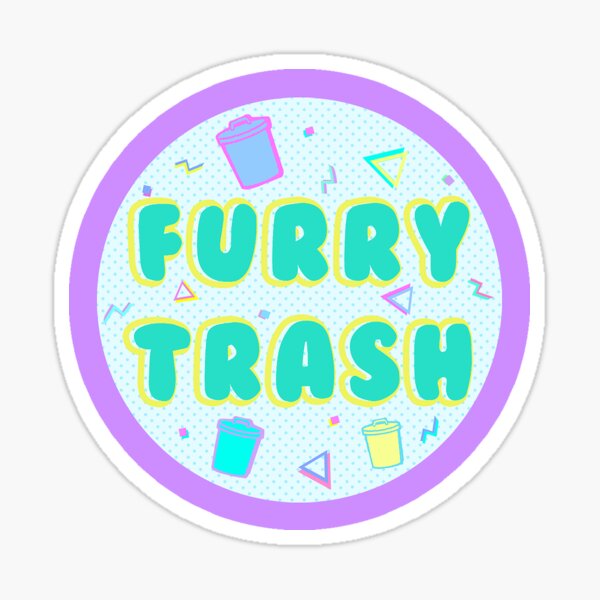 Furry Trash Sticker