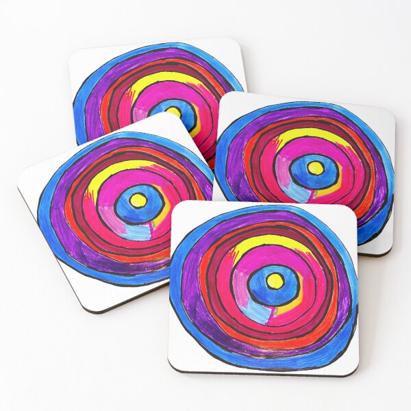 Item preview, Colorful Circle by Toni G. designed and sold by CreativeClayArt.