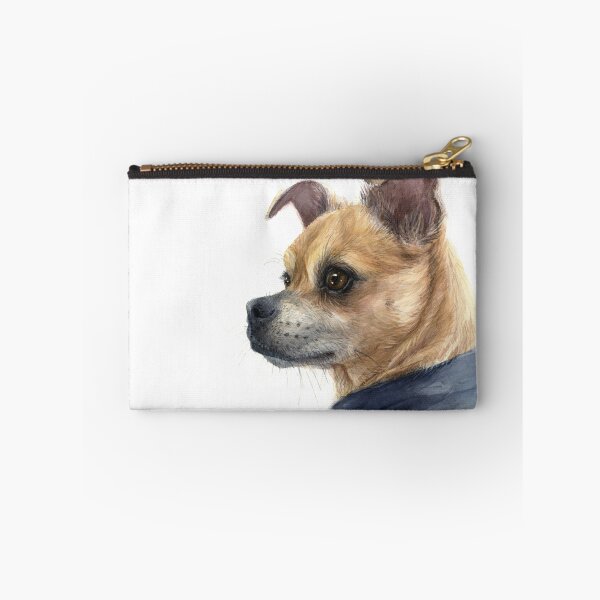 Item preview, Chug Dog Chihuahua Pug Art designed and sold by Olga Shvartsur.