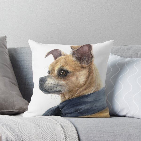 Item preview, Chug Dog Chihuahua Pug Art designed and sold by Olga Shvartsur.