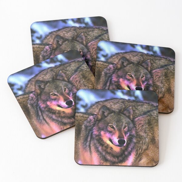 Item preview, 4 Wolves At Night designed and sold by Waves.