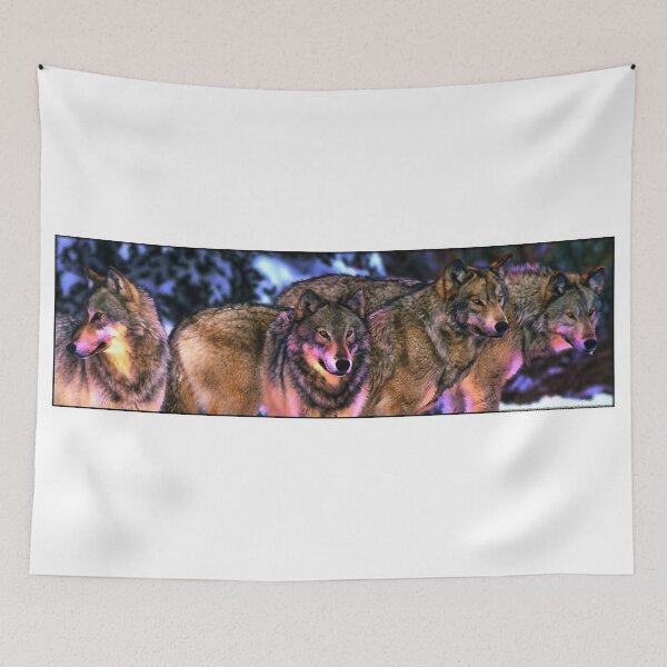 Item preview, 4 Wolves At Night designed and sold by Waves.