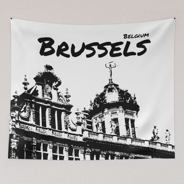 Item preview, Brussels Grand Place Belgium Architecture designed and sold by TheJoeyStudio.
