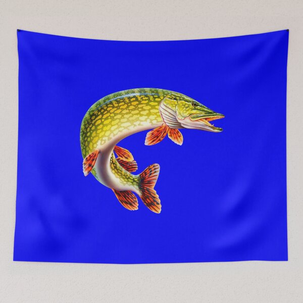 Item preview, Full Feature Image Northern Pike Fisherman Fishing designed and sold by fantasticdesign.
