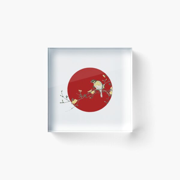 Item preview, Japanese Flag - Japanese Bunting and Plum Tree (Small) designed and sold by weavernap.