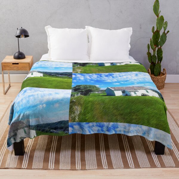 Item preview, White Cottage Inishbofin Galway Ireland designed and sold by Thispoeticlife.