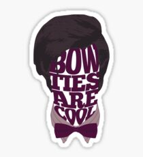 Bow Ties Are Cool Sticker