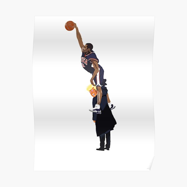 Vince Carter Handsome Dunk Retro Poster Poster Decorative Painting Canvas Wall Art Living Room Posters Bedroom Painting Unframe-style 16x24inch