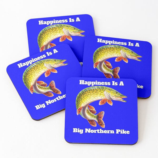 Item preview, Happiness Is A Big Northern Pike Fisherman Fishing Fanatic designed and sold by fantasticdesign.