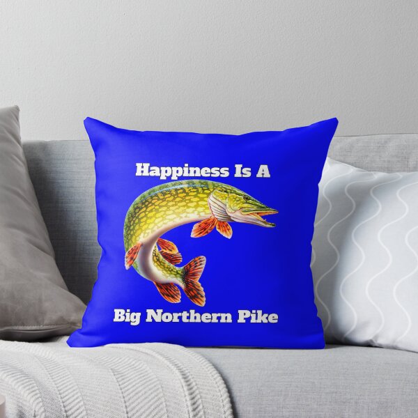 Item preview, Happiness Is A Big Northern Pike Fisherman Fishing Fanatic designed and sold by fantasticdesign.
