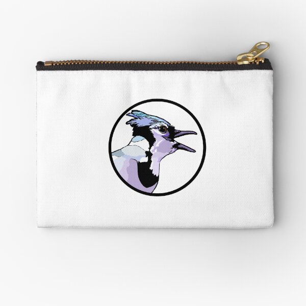 American Blue Jay Zipper Pouch