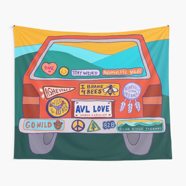 Bumper Sticker Tapestry