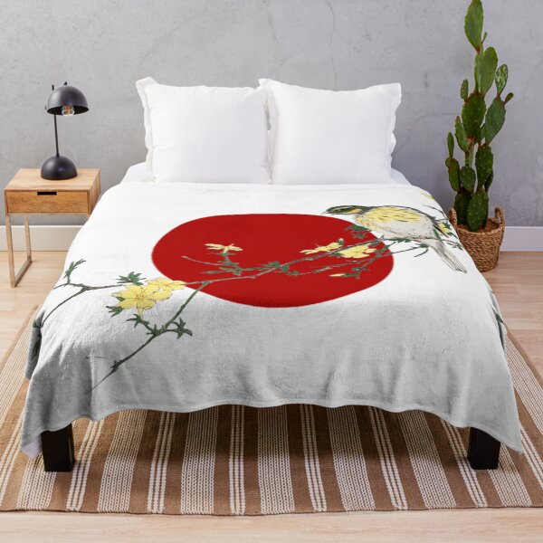 Item preview, Japanese Flag - Japanese Bunting and Plum Tree designed and sold by weavernap.