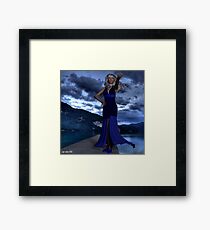 Come, walk the dock with me Framed Print