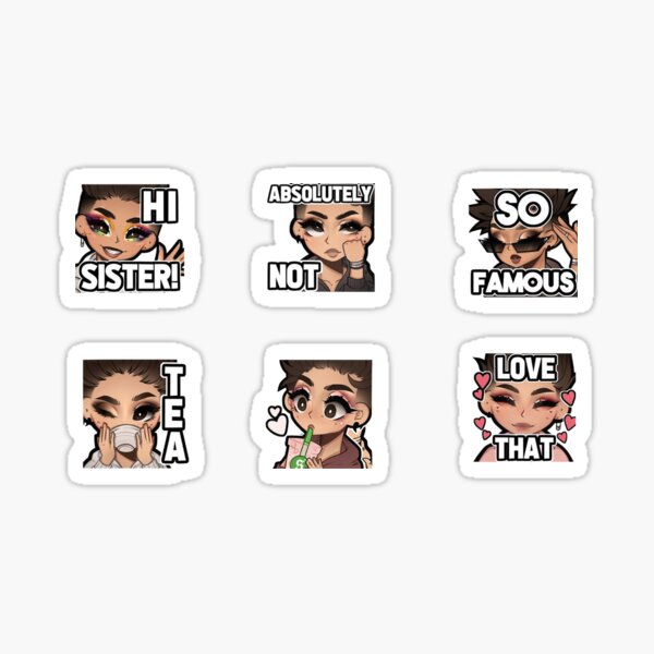 "James Charles Emoji Sticker Pack" Sticker for Sale by matthewportnoy Redbubble