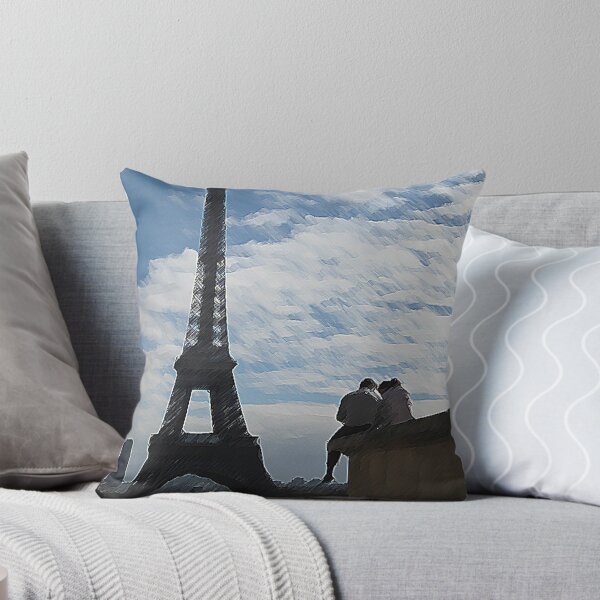 Item preview, Eiffel Tower Lovers in Paris designed and sold by Thispoeticlife.