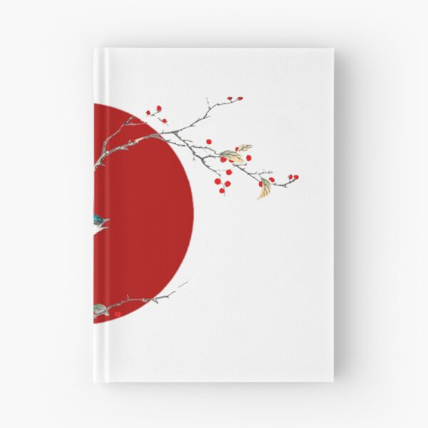 Item preview, Japanese Flag - Brown-eared Bulbul and Dioecious Holly designed and sold by weavernap.