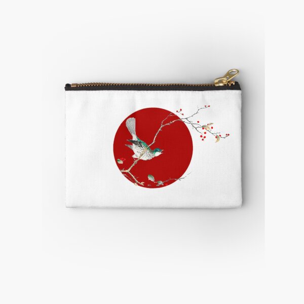 Item preview, Japanese Flag - Brown-eared Bulbul and Dioecious Holly designed and sold by weavernap.