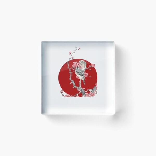 Item preview, Japanese Flag - Pine Bunting and Plum Tree  designed and sold by weavernap.