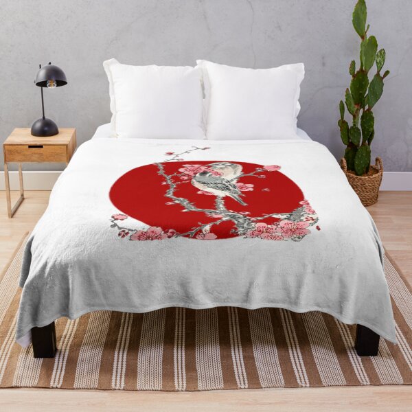 Item preview, Japanese Flag - Pine Bunting and Plum Tree  designed and sold by weavernap.
