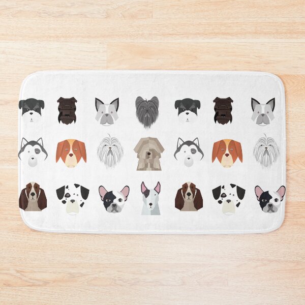 Item preview, dog faces designed and sold by Georgiewombat.