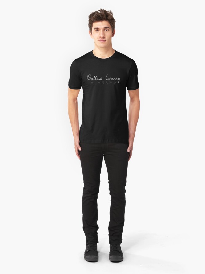 Alternate view of Dallas County, Alabama Slim Fit T-Shirt