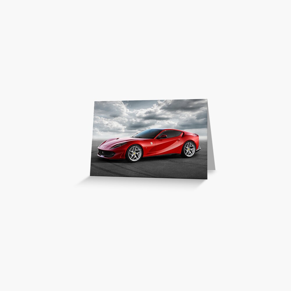 Ferrari 812 Superfast Greeting Card