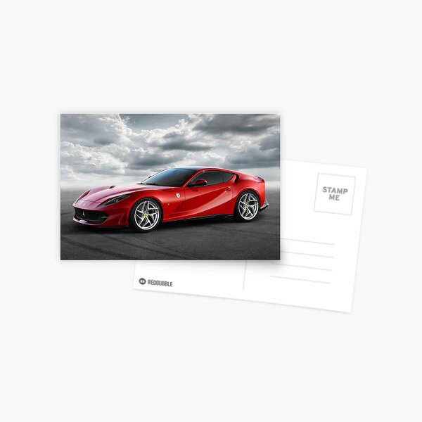 Ferrari 812 Superfast Postcard