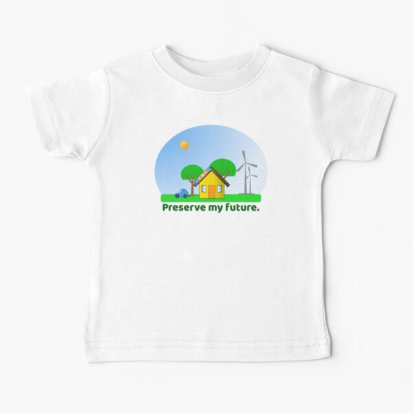Preserve My Future Clean Energy Snowglobe Baby T-Shirt