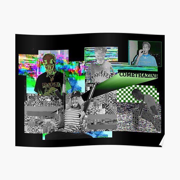 Comethazine Glitch Design Poster