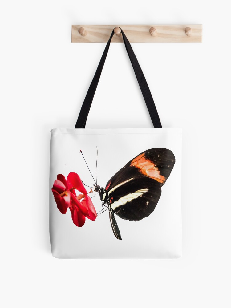 Thumbnail 1 von 2, Stofftasche, Geschenkidee Schmetterling Foto Nahaufnahme designt und verkauft von Igelchen.