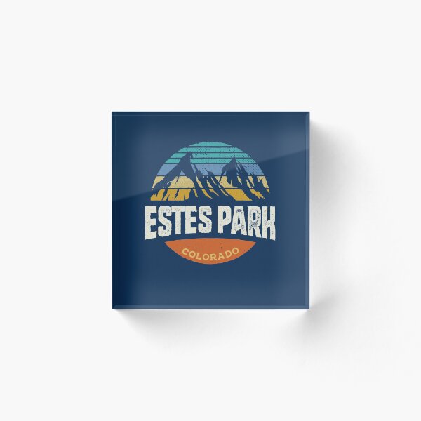 Item preview, Estes Park Colorado - Vintage Mountain Buffalo Graphic Outdoor Apparel  designed and sold by Si Li.