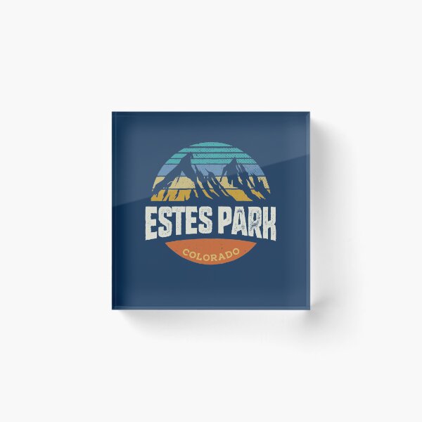 Item preview, Estes Park Colorado - Vintage Mountain Buffalo Graphic Outdoor Apparel  designed and sold by Si Li.