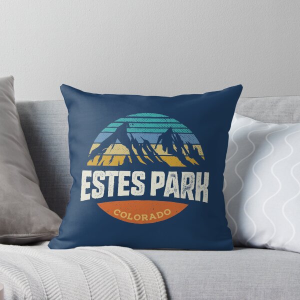 Item preview, Estes Park Colorado - Vintage Mountain Buffalo Graphic Outdoor Apparel  designed and sold by Si Li.