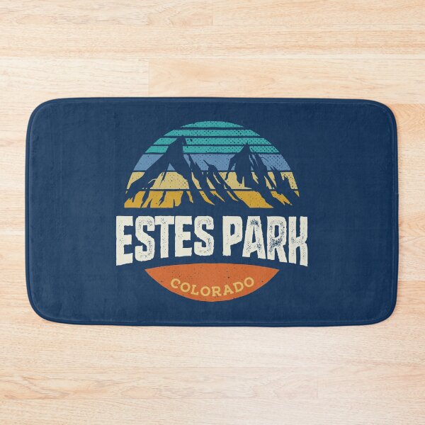 Item preview, Estes Park Colorado - Vintage Mountain Buffalo Graphic Outdoor Apparel  designed and sold by Si Li.