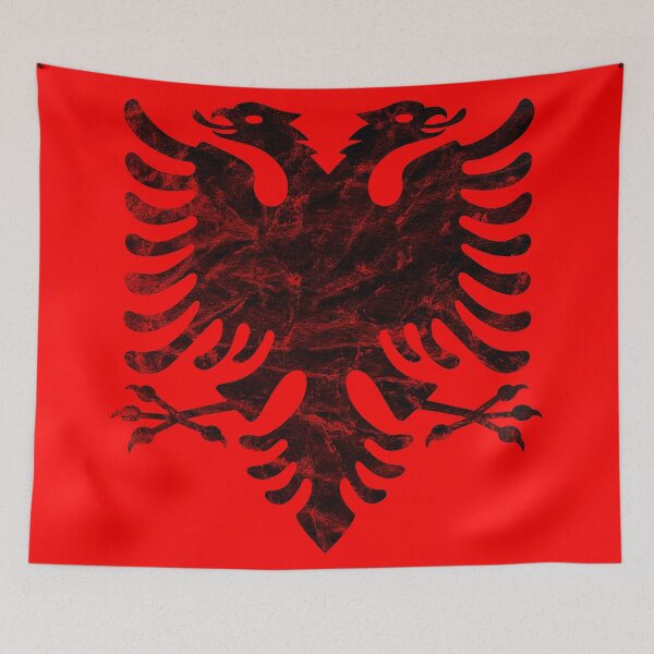 Item preview, Albania Flag designed and sold by crizzinho.
