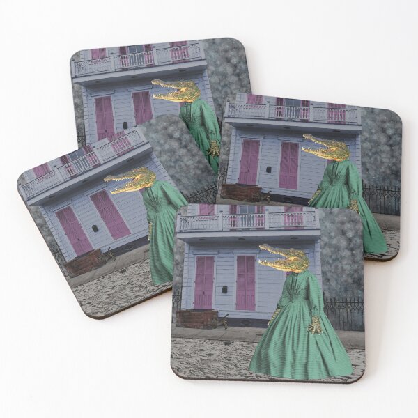 Item preview, Gator Girl in the French Quarter designed and sold by Loveday Funck.
