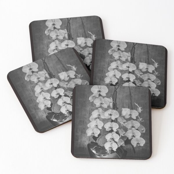 Item preview, White Orchids in Brass Bowl designed and sold by Gerda Grice Photography.