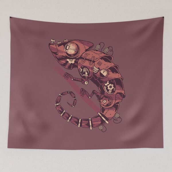Artikelvorschau, Rotes Chamäleon-Steampunk-Thema entworfen und verkauft von FFelder.