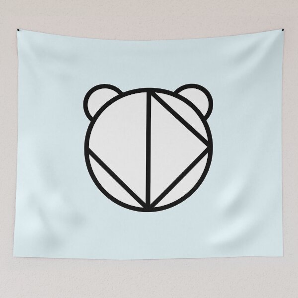 Item preview, JD-PANDA Big Logo: Panda Outline with Blue designed and sold by JD-PANDA.