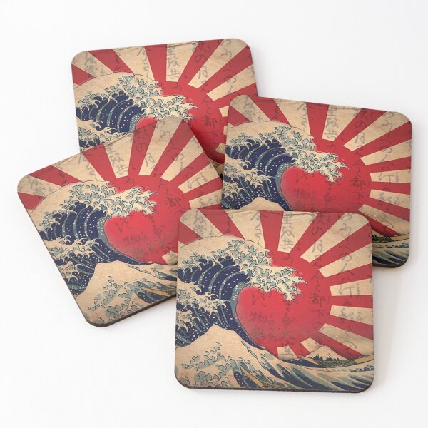 Item preview, The Great Wave Of Rising Sun designed and sold by ahlaissuffering.