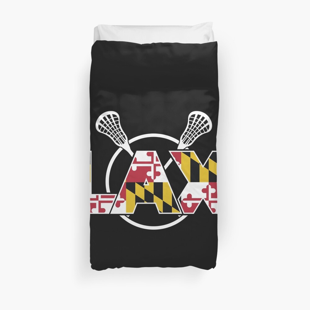 Maryland Lacrosse Duvet Cover