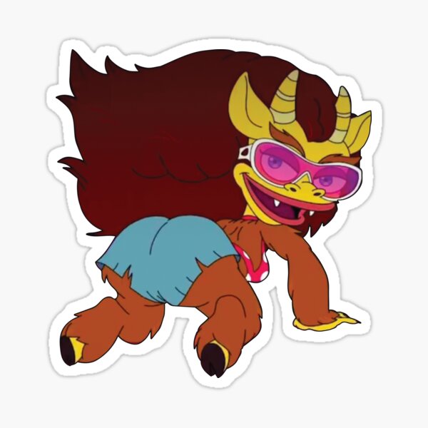 Big Mouth Hormone Monsters Stickers.