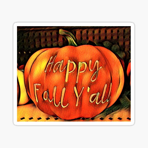 Item preview, Happy Fall Y'all designed and sold by DonnaM.