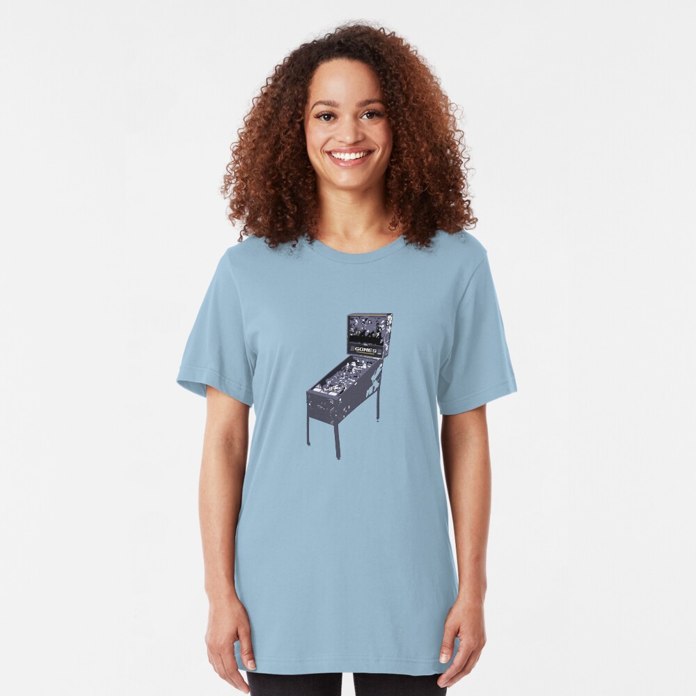 Pinball Gomes! Slim Fit T-Shirt