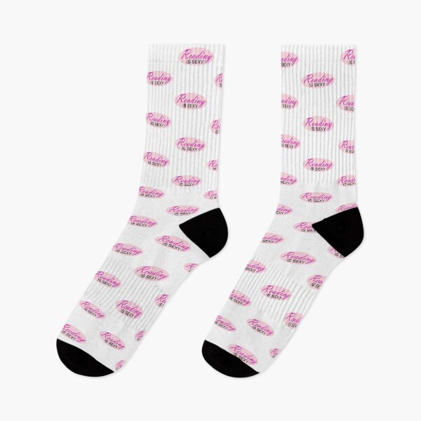 Item preview, Reading is Sexy (Pink) designed and sold by Cosmic Cutenesss.